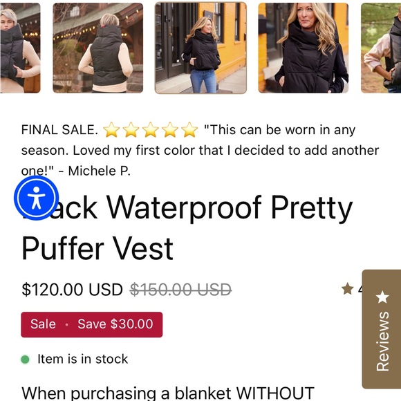 Pretty Rugged waterproof vest - Picture 7 of 8